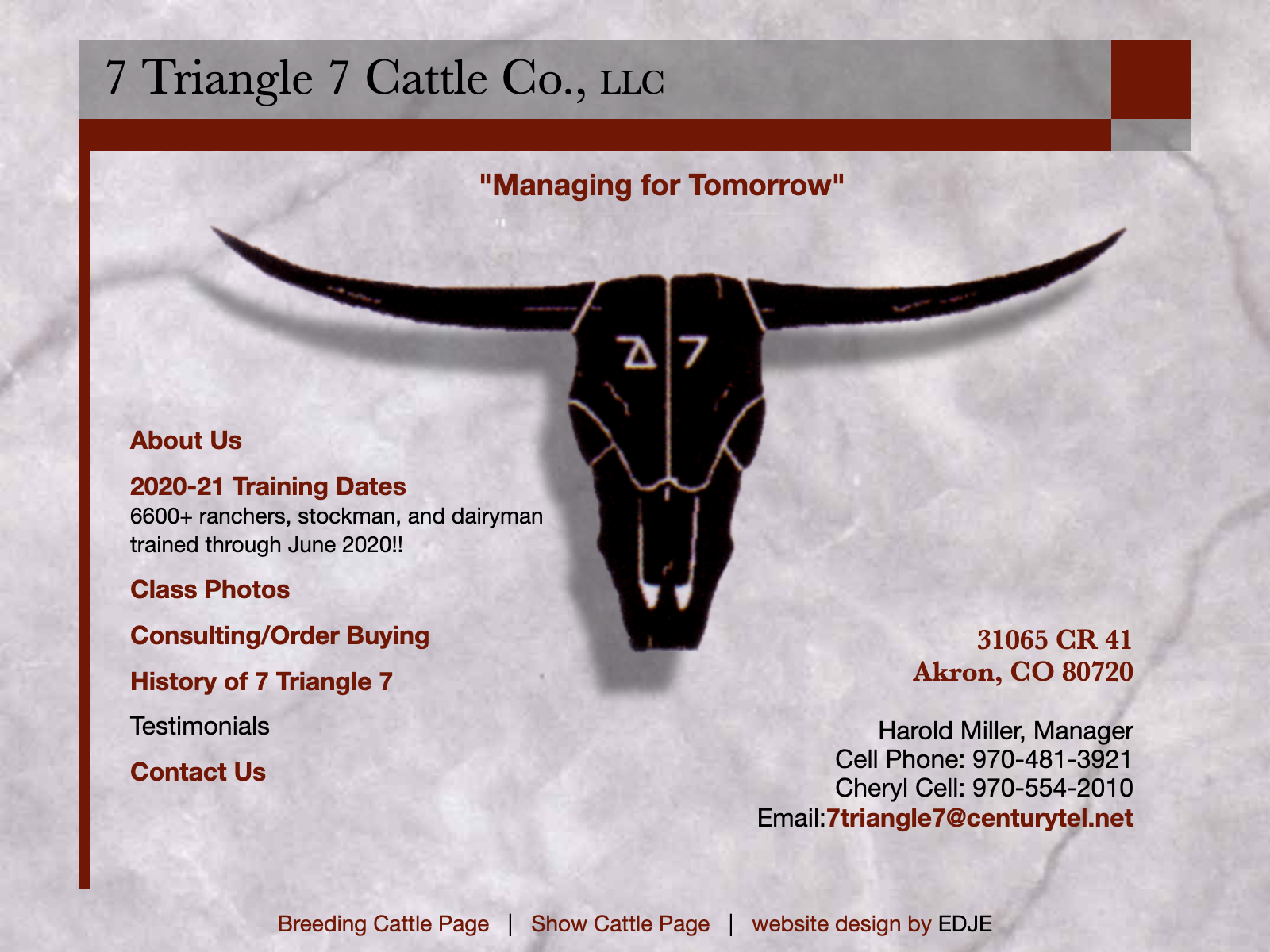 7 Triangle 7 Cattle Co.
